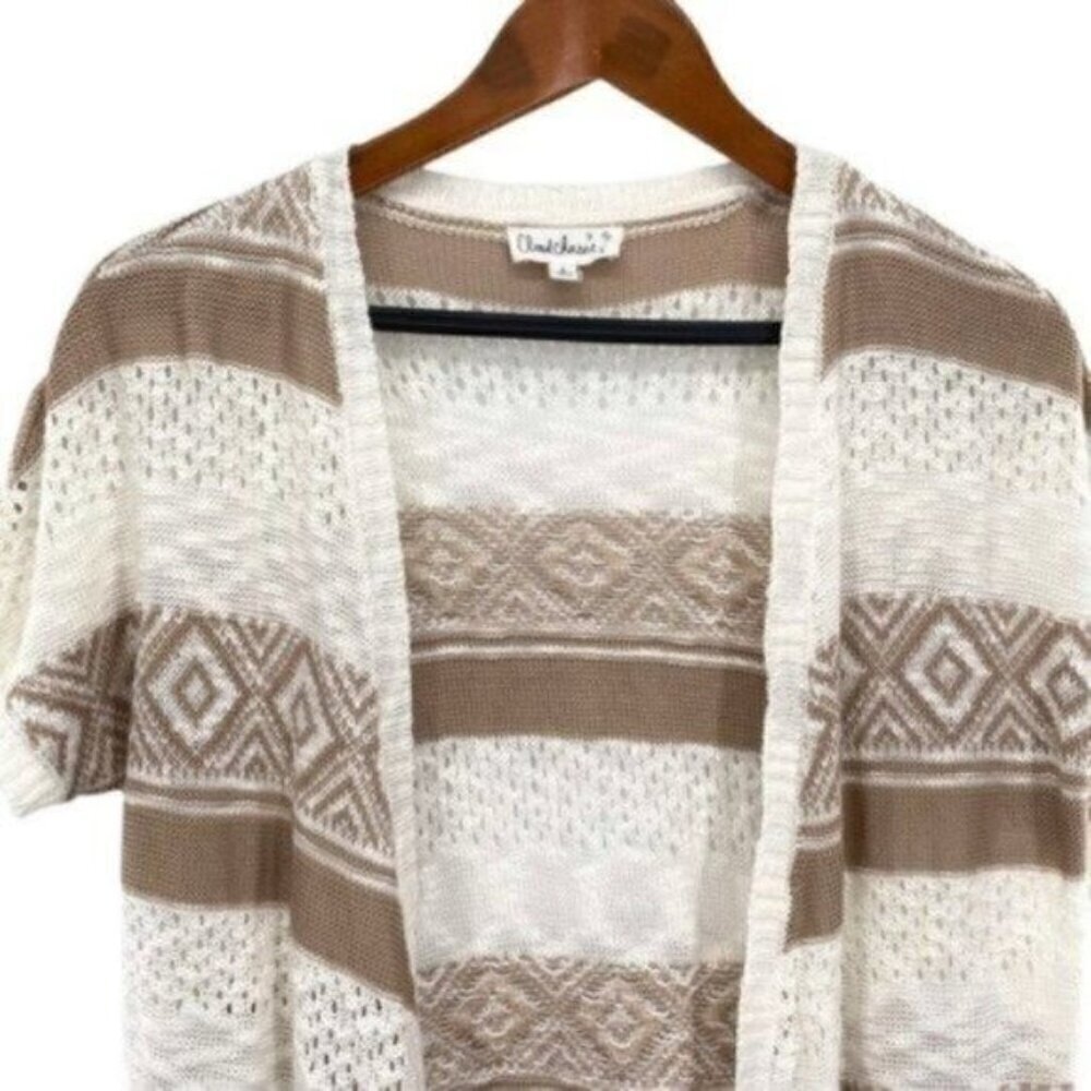 Cloud Chaser Women’s Southwestern Knit Cardigan Sweater Aztec Granola Girl - Picture 2 of 11